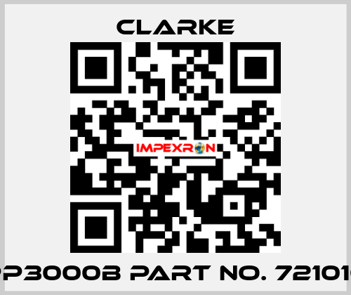 CPP3000B PART No. 7210102 Clarke