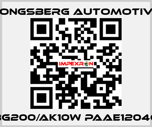 GBG200/AK10W PAAE120468 Kongsberg Automotive