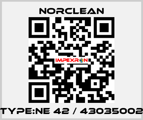 type:NE 42 / 43035002 Norclean