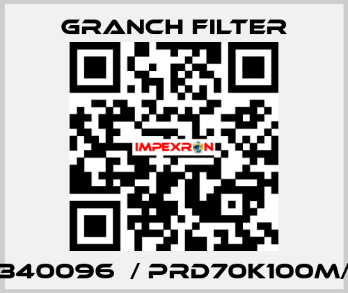 N340096  / PRD70K100M/S GRANCH FILTER