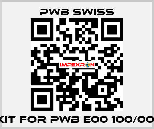 seal kit for PWB E00 100/005 OEM PWB Swiss