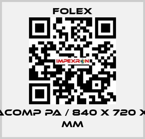 Folacomp PA / 840 x 720 x 1,50 mm Folex