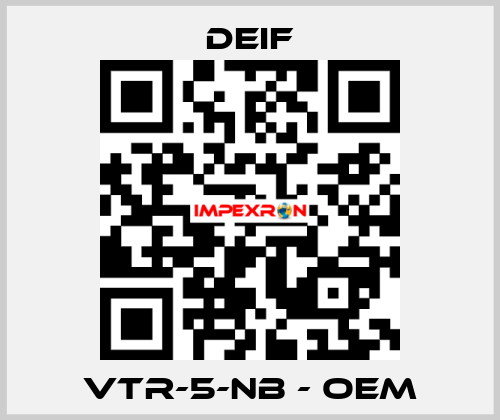 VTR-5-NB - OEM Deif