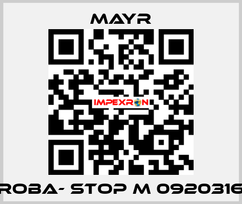 ROBA- stop M 0920316 Mayr