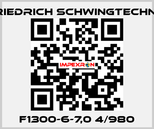 F1300-6-7,0 4/980 Friedrich Schwingtechnik