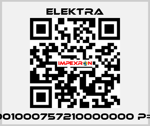 04001000757210000000 P=160 ELEKTRA