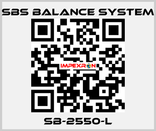 SB-2550-L SBS BALANCE SYSTEM