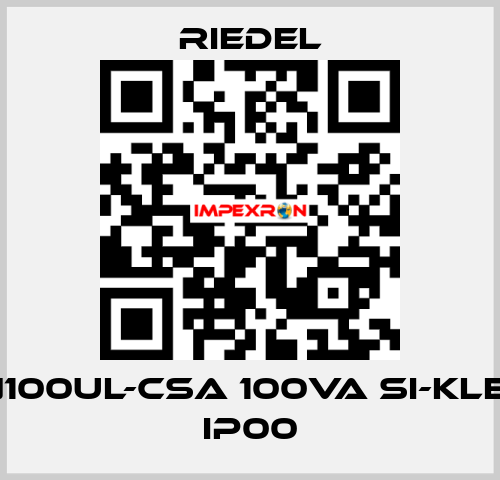 RSTN100UL-CSA 100VA Si-Klemme IP00 Riedel