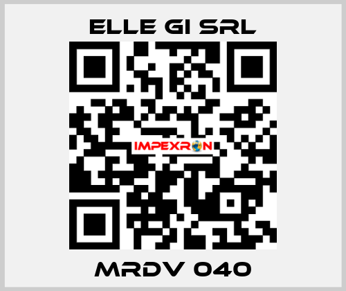 MRDV 040 ELLE GI SRL