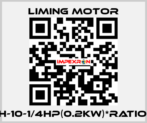 LK-SH-10-1/4HP(0.2KW)*RATIO 1/20 Liming Motor