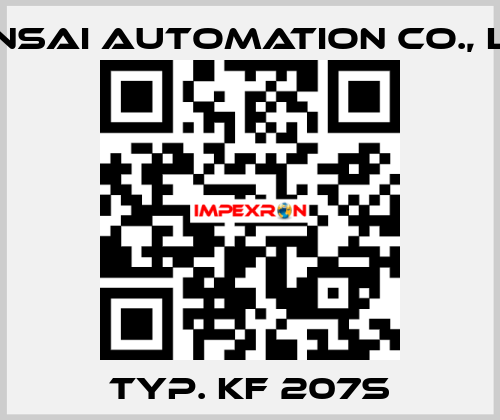 Typ. KF 207S KANSAI Automation Co., Ltd.