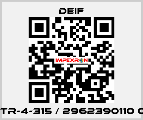 MTR-4-315 / 2962390110 04 Deif