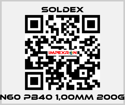 Sn60 Pb40 1,00mm 200Gr SOLDEX