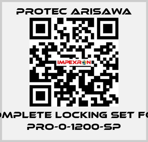 Complete locking set for PRO-0-1200-SP Protec Arisawa