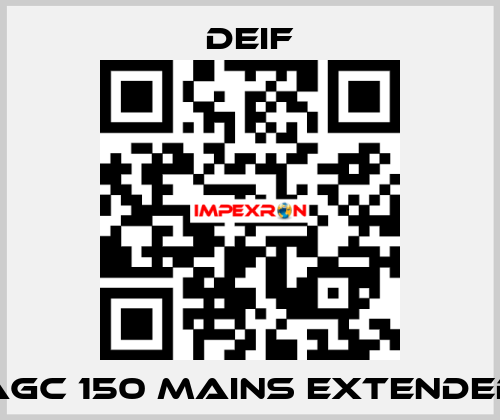 AGC 150 Mains Extended Deif