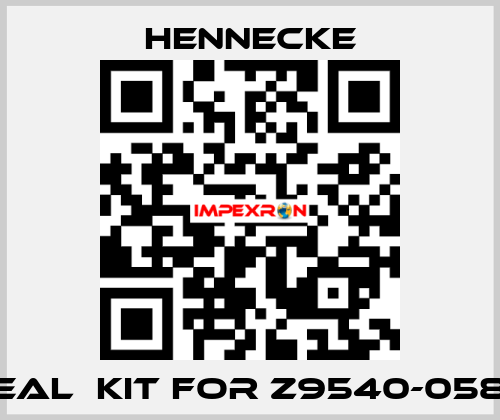 oil seal  kit for Z9540-058 1097 Hennecke