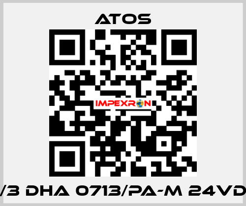 4/3 DHA 0713/PA-M 24VDC Atos