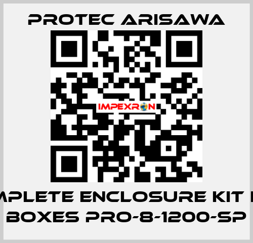 Complete enclosure kit for boxes PRO-8-1200-SP Protec Arisawa