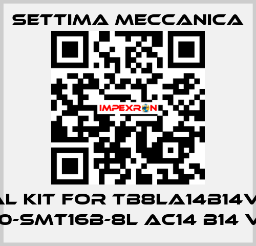 Seal kit for TB8LA14B14VRF1 (GR20-SMT16B-8L AC14 B14 V RF1) Settima Meccanica