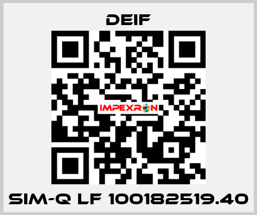 SIM-Q LF 100182519.40 Deif