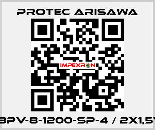 BPV-8-1200-SP-4 / 2x1,5" Protec Arisawa