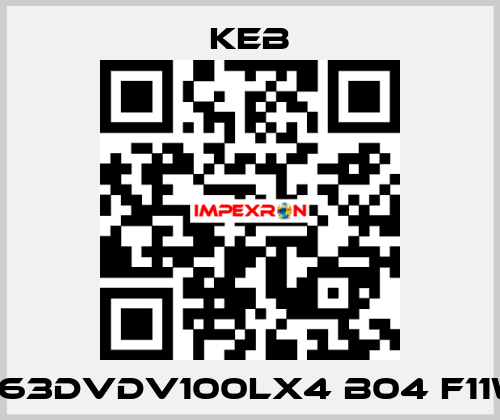 K63DVDV100LX4 B04 F11W KEB