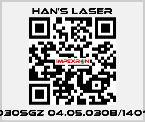 CO2-D30SGZ 04.05.0308/140*140/B Han's Laser