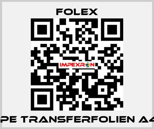 VPE Transferfolien A4   Folex