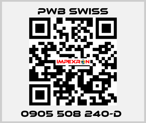 0905 508 240-D  PWB Swiss