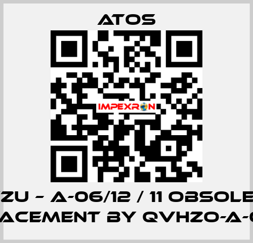 QVZU – A-06/12 / 11 obsolete, replacement by QVHZO-A-06/12  Atos