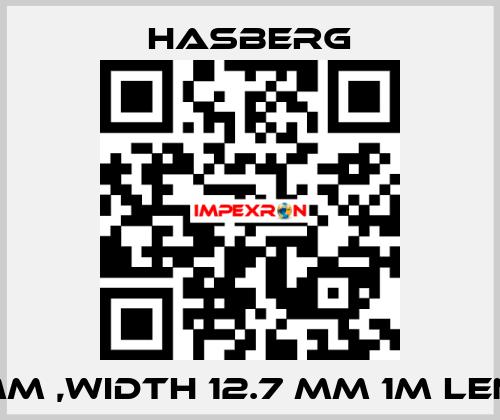 0,03MM ,WIDTH 12.7 MM 1M LENGTH , Hasberg