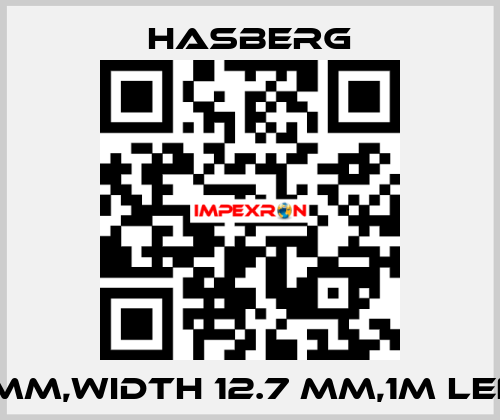 0,04MM,WIDTH 12.7 MM,1M LENGTH Hasberg