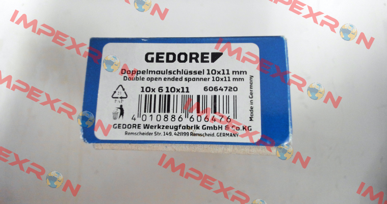 6065370 / 6 12X13 Gedore