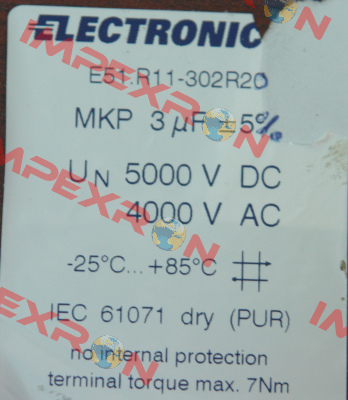 E51.R11-302R20  Electronicon