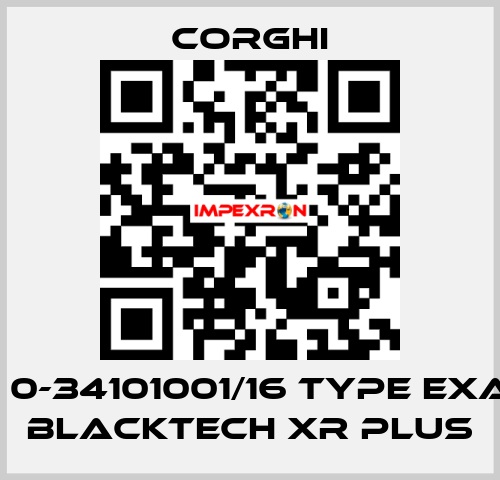 Nr. 0-34101001/16 Type EXACT BlackTech XR PLUS Corghi