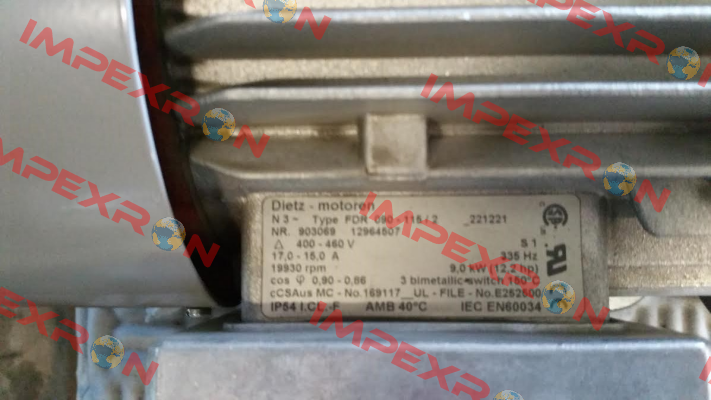 FDR 090-115/2 NR 903069  12964507  OEM for Zund  Dietz-Motoren