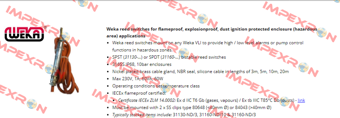 31160-ND/10 Weka