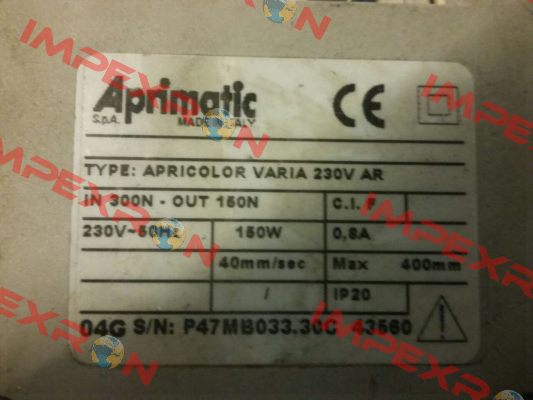 43503/023 Aprimatic