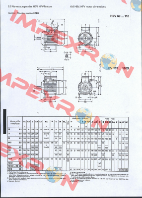 HBV 100 LA2 - 3 kW  Seimec (Rossi)