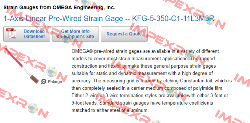 KFG-5-350-C1-11L3M3R  Omega