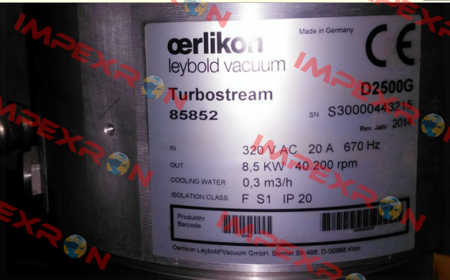 S30000443215 - obsolete OEM  Oerlikon