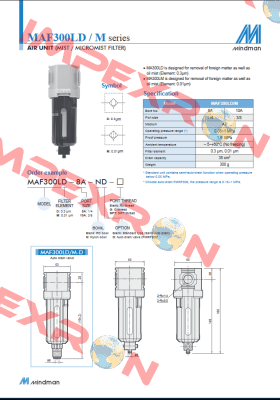 MAF300LD-8A-D Mindman