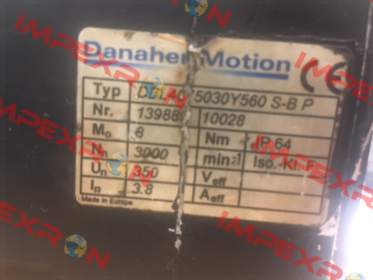 DBL4-0750-30-Y-560S-BP Danaher Motion