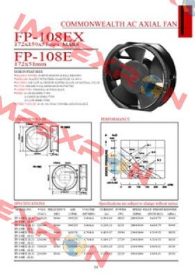 FP-108EX (220 V) Commonwealth