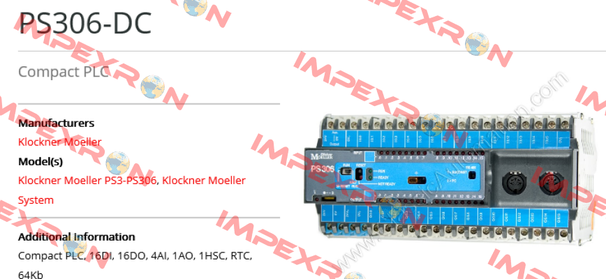 PS306-DC Moeller (Eaton)