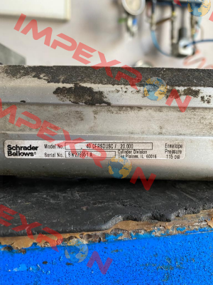 40 CFRSDUSC/20.000 S/N: SW236951 A Schrader Bellows (Parker)