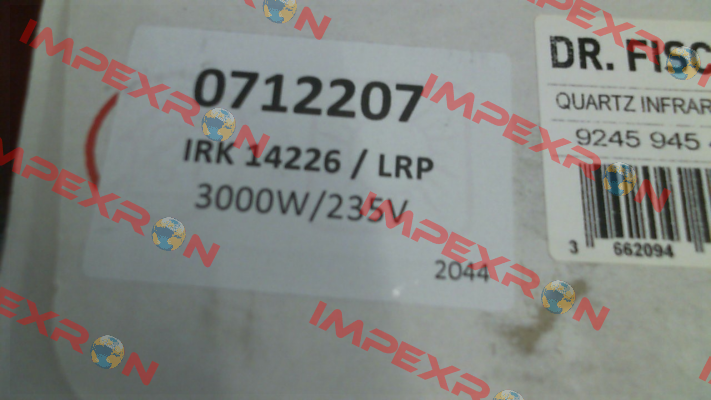 71-2207 / IRK DRF 14226 LRP 3000W 235V Dr. Fischer