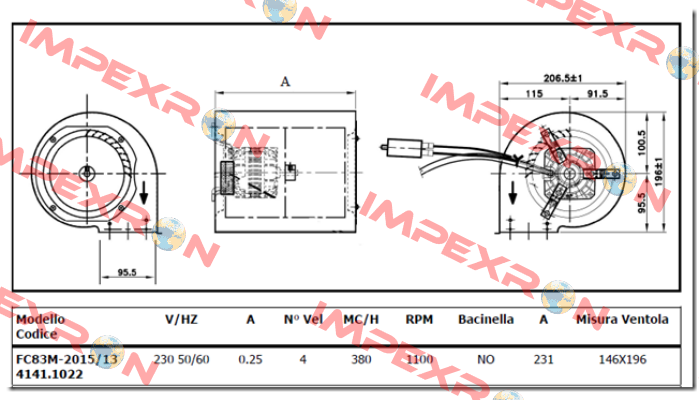 4141.1022 – FC83M 2015/13 Euro Motors Italia