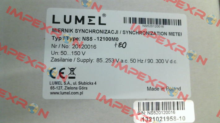 NS5 12100M0 LUMEL