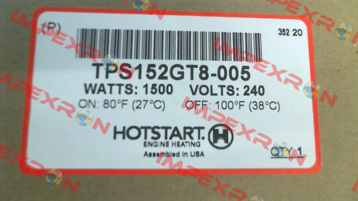 TPS152GT8-005 Hotstart